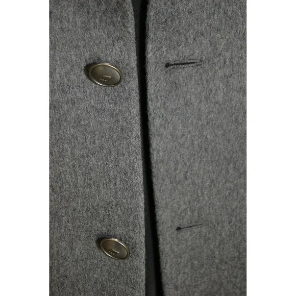 Joseph Abboud Blazer Men 42L Gray Tollegno 1900 Italian Pure Cashmere Sport Coat